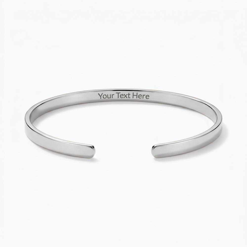 To My Sister  Custom Engraved Cuff Bracelet