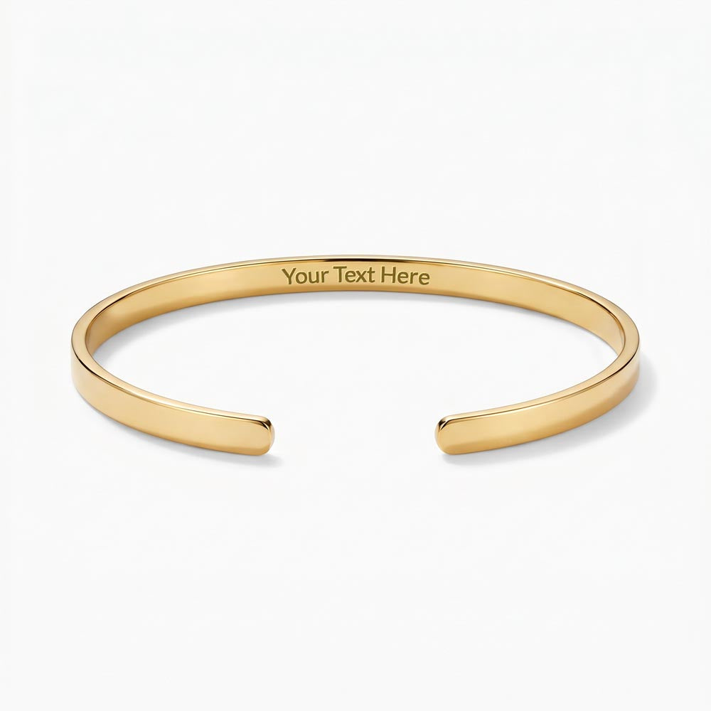 To My Sister  Custom Engraved Cuff Bracelet