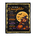 You Are The Storm Coral Fleece Blanket