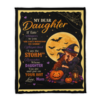 You Are The Storm Coral Fleece Blanket