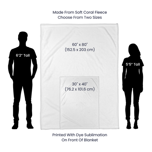 You Are The Storm Coral Fleece Blanket